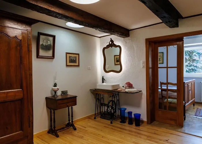 Tatil Evi Alsacien Renove Avec Jardin Pres De La Suisse Et De L'allemagne, Ideal Pour Familles Et Amis - Fr-1-744-29 Ueberstrass
