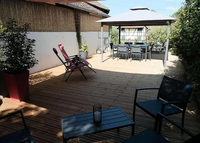 Tatil Evi Alsacien Renove Avec Jardin Pres De La Suisse Et De L'allemagne, Ideal Pour Familles Et Amis - Fr-1-744-29 *