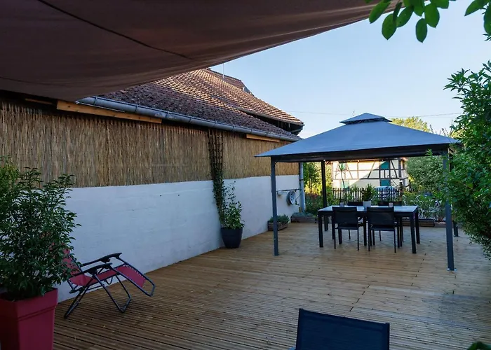 Tatil Evi Alsacien Renove Avec Jardin Pres De La Suisse Et De L'allemagne, Ideal Pour Familles Et Amis - Fr-1-744-29